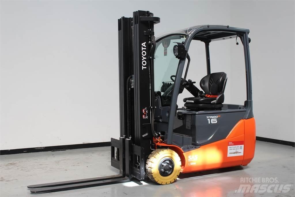 Toyota 8FBE16T Elektriniai šakiniai krautuvai