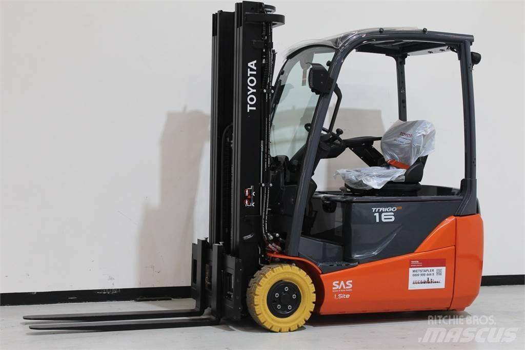Toyota 8FBE16T Elektriniai šakiniai krautuvai