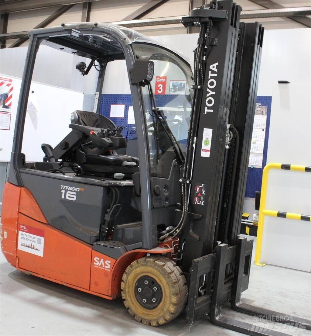 Toyota 8FBE16T Elektriniai šakiniai krautuvai