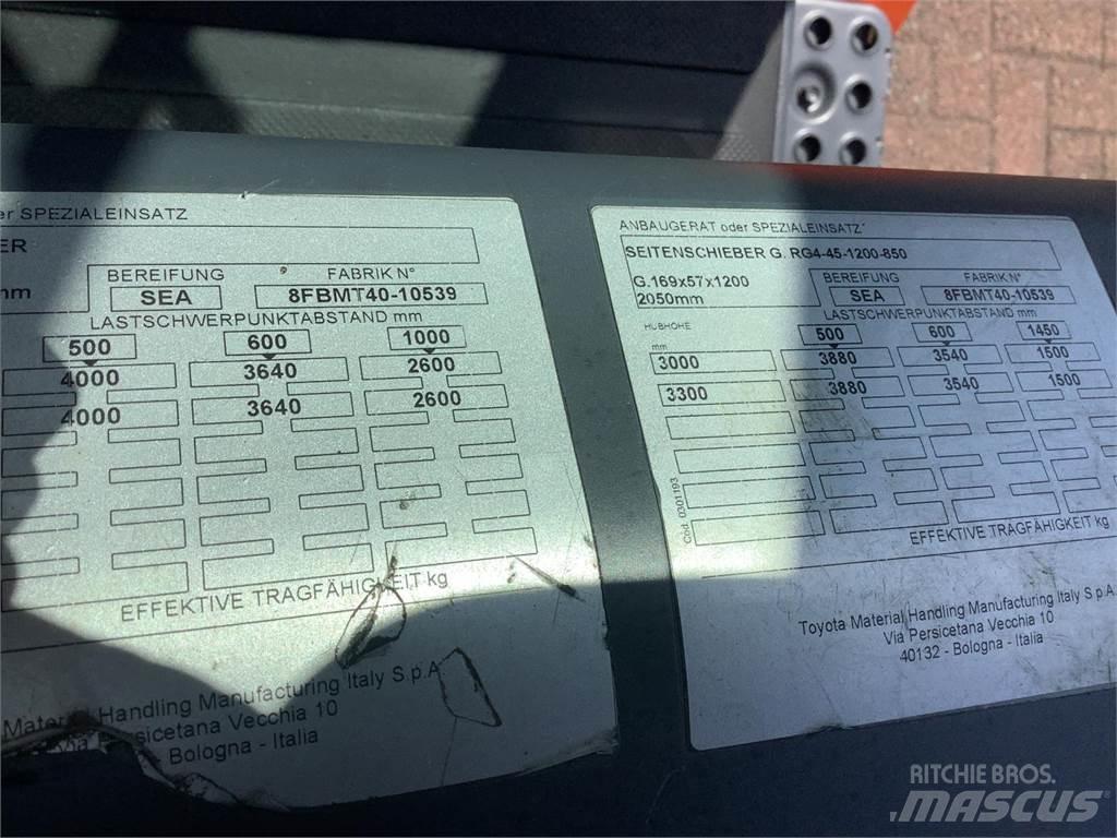 Toyota 8FBMT40 Elektriniai šakiniai krautuvai