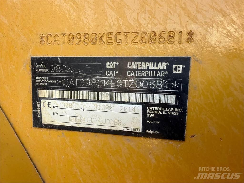 CAT 980K Naudoti ratiniai krautuvai
