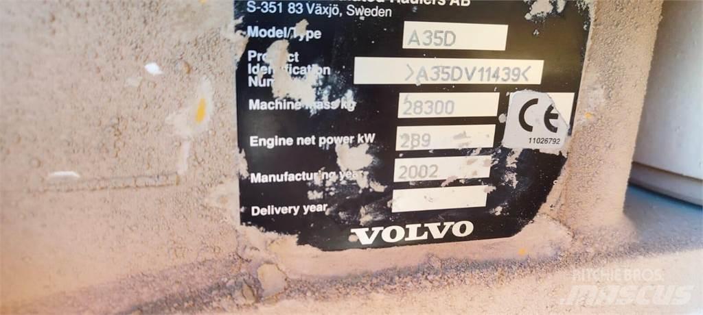 Volvo A35D Karjeriniai savivarčiai