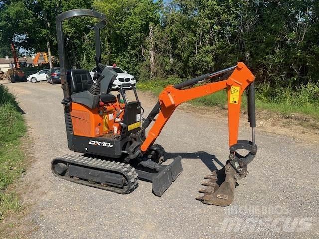 Doosan DX10Z Vidutinės galios ekskavatoriai 7-12 t