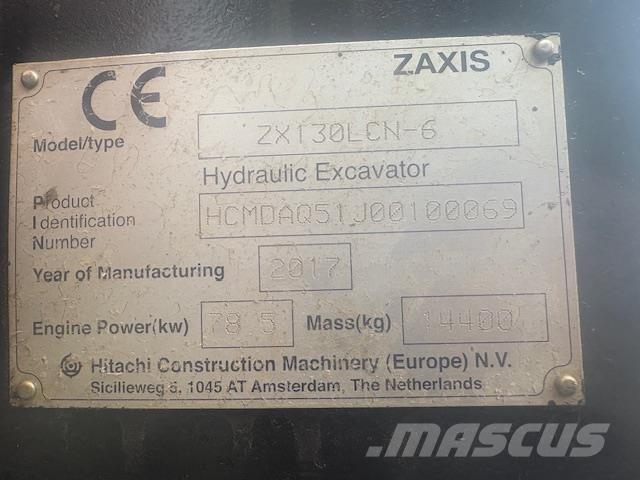 Hitachi ZX130-6 Vikšriniai ekskavatoriai