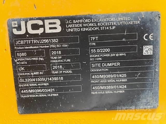 JCB 7T-1 Statybiniai savivarčiai sunkvežimiai