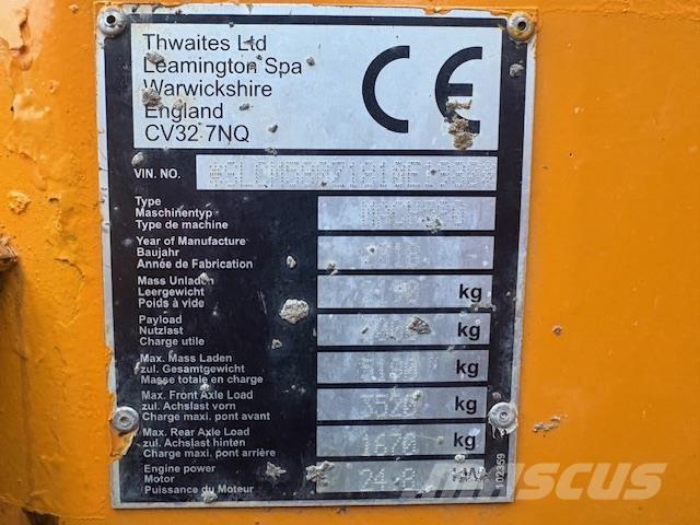 Thwaites 3T Swivel Statybiniai savivarčiai sunkvežimiai