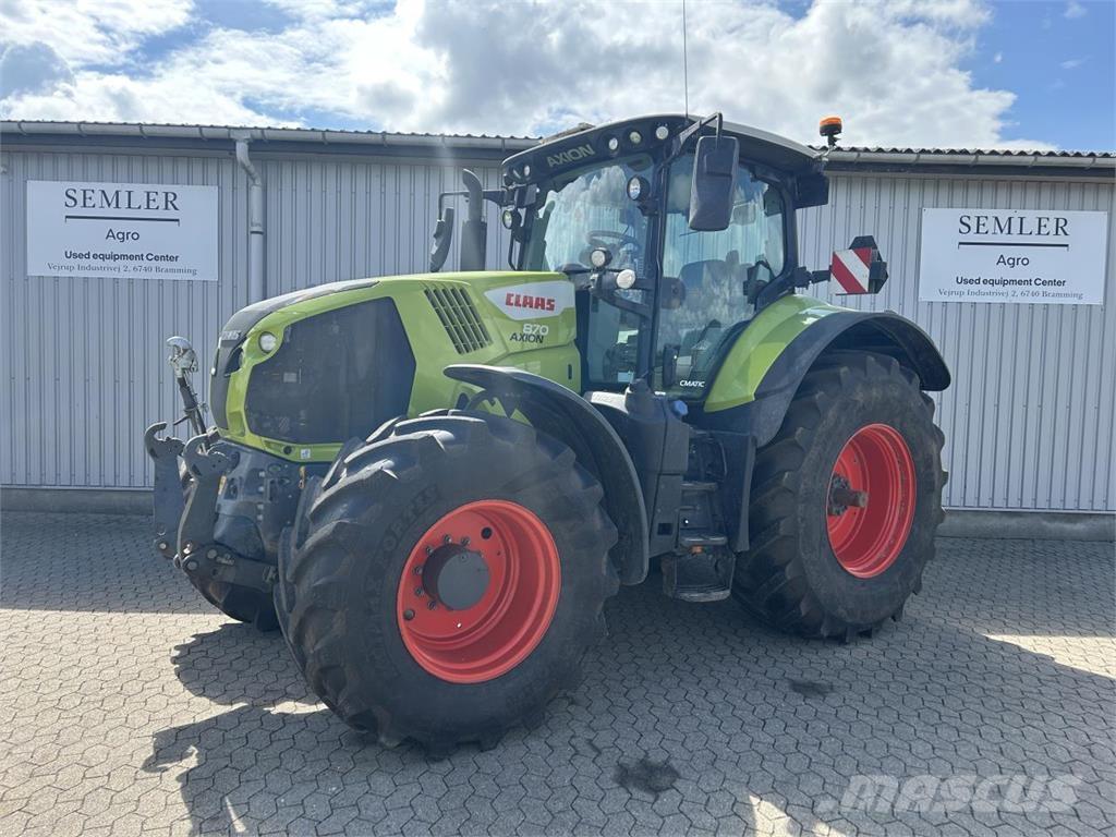 CLAAS AXION 870 Traktoriai