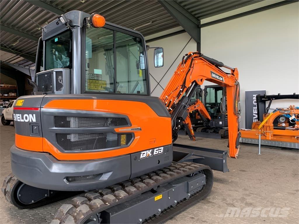 Develon DX63-7 Vikšriniai ekskavatoriai