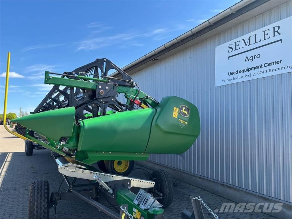 John Deere 735D Derliaus nuėmimo kombainų galvos
