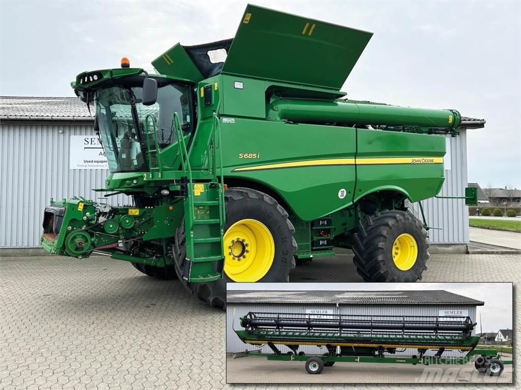 John Deere S685I Derliaus nuėmimo kombainai