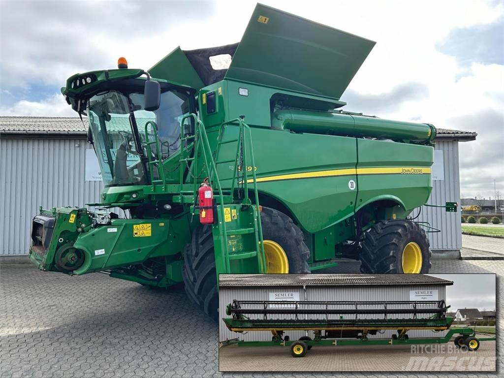John Deere S690 Derliaus nuėmimo kombainai