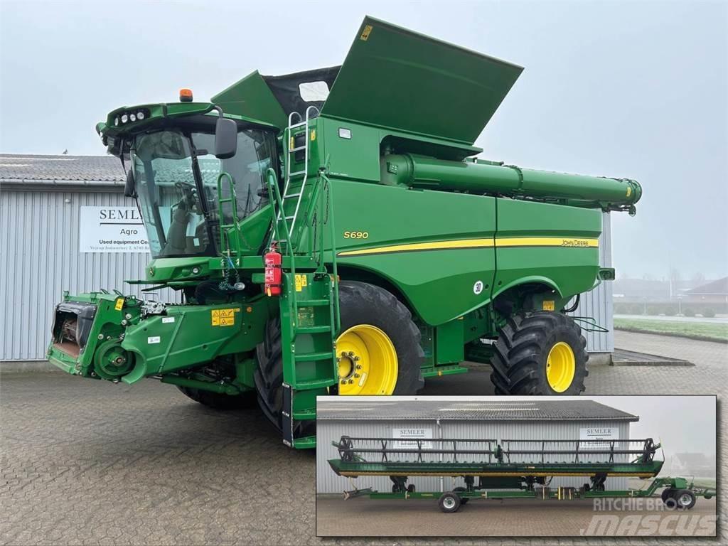 John Deere S690 Derliaus nuėmimo kombainai