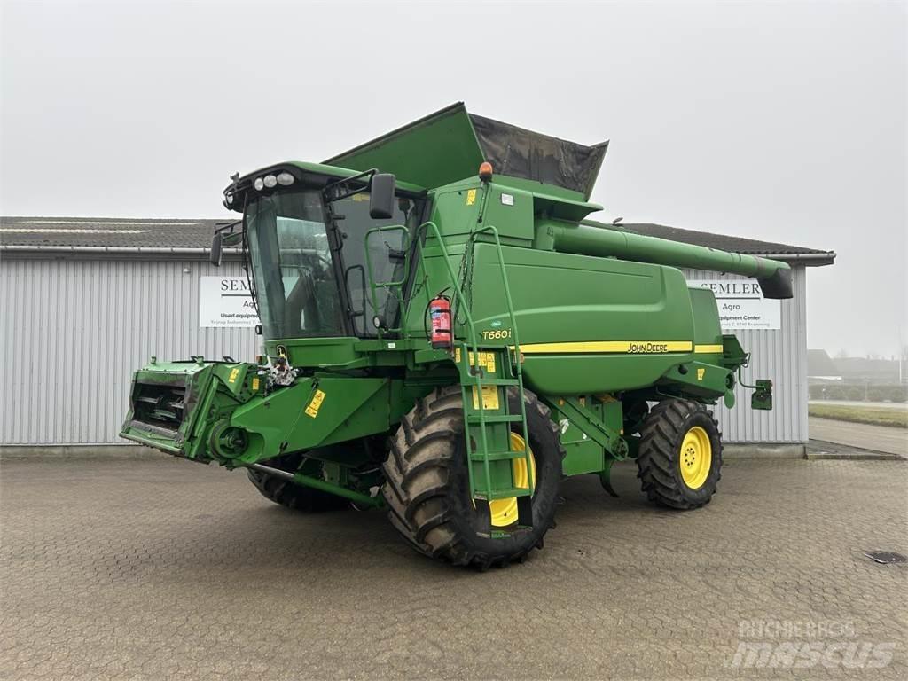 John Deere T660 Derliaus nuėmimo kombainai