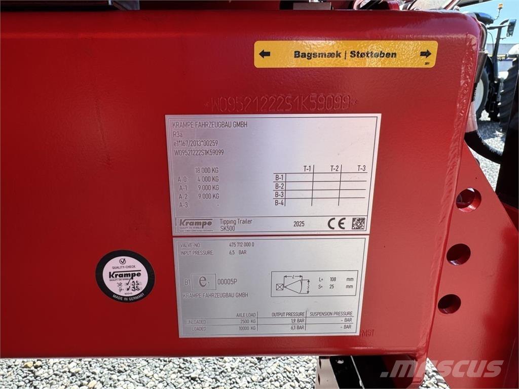 Krampe SK500 Vieno būgno volai