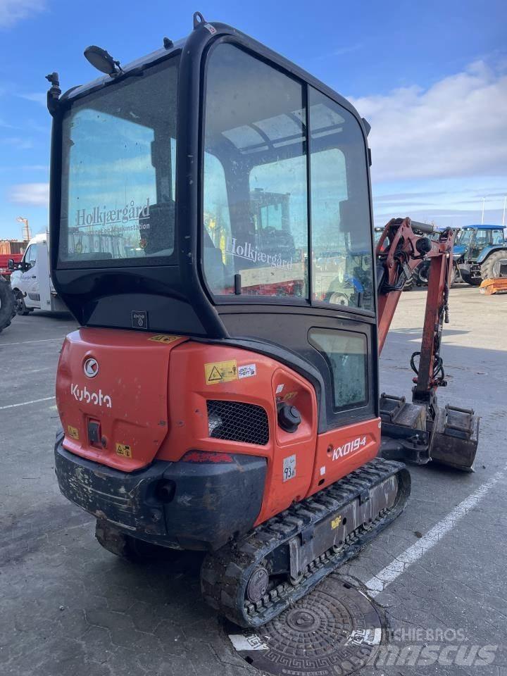 Kubota KX19-4 Mini ekskavatoriai < 7 t
