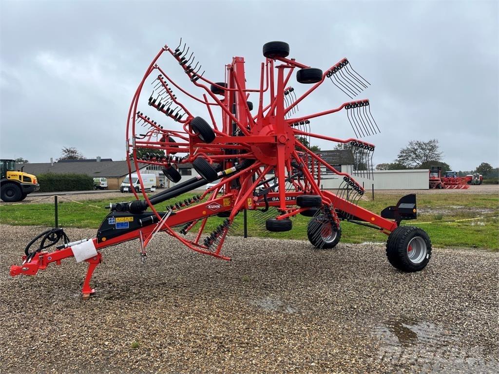 Kuhn GA9531 + Šieno grėbliai ir vartytuvai