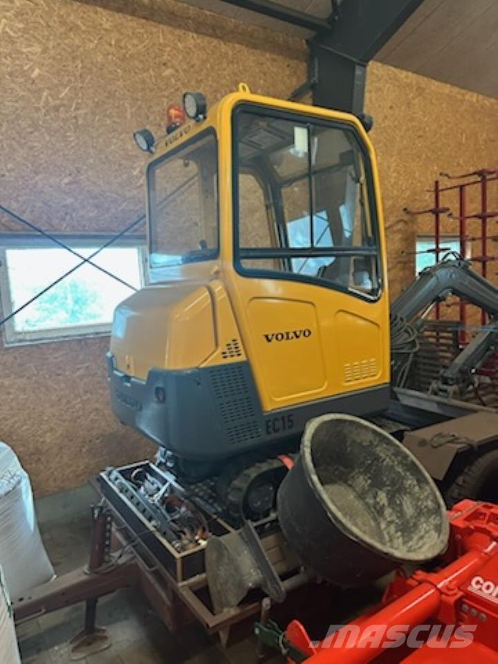 Volvo EC 15 Mini ekskavatoriai < 7 t