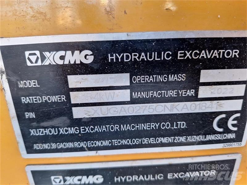 XCMG Xe27e Mini ekskavatoriai < 7 t