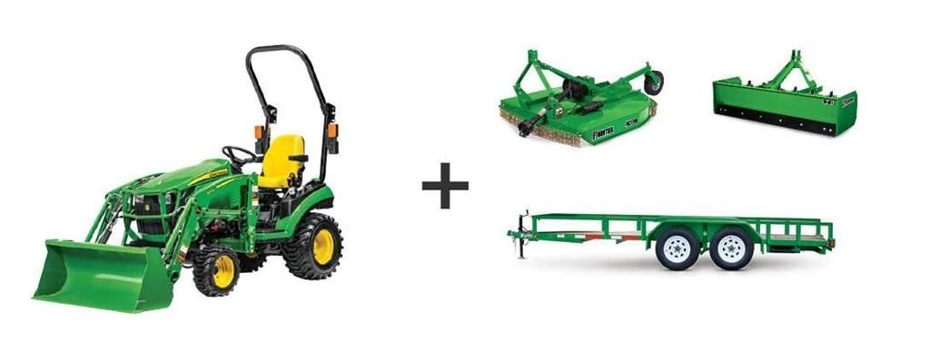 John Deere 1025R Naudoti kompaktiški traktoriai