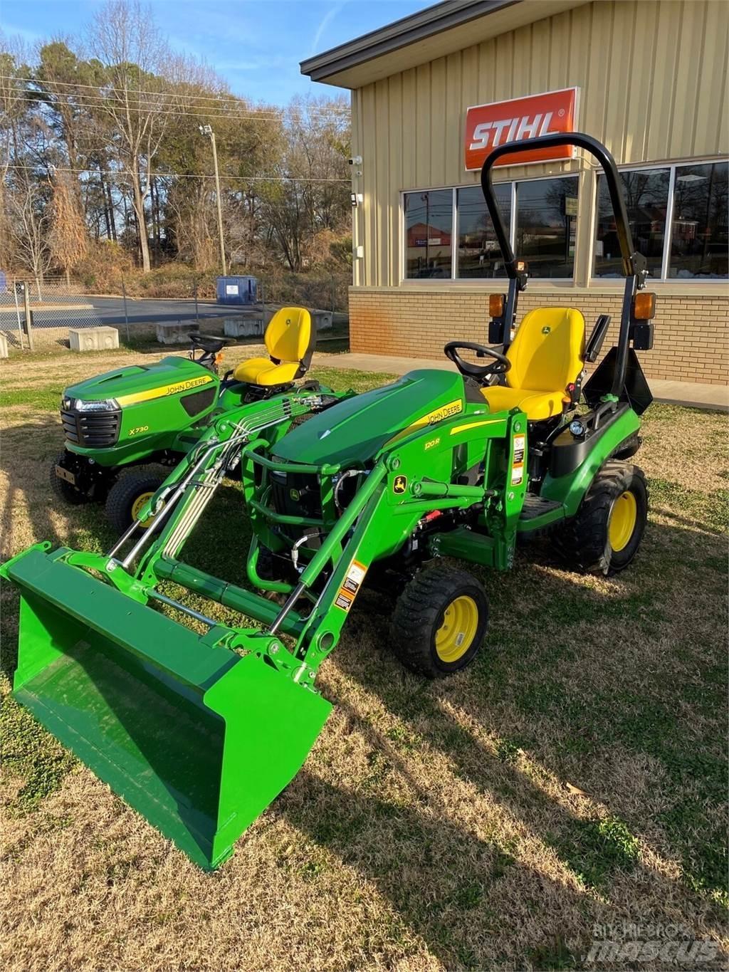 John Deere 1025R Naudoti kompaktiški traktoriai