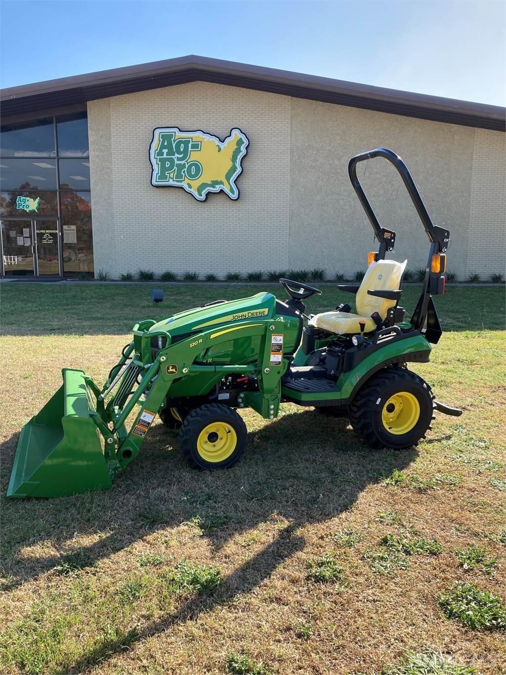 John Deere 1025R Naudoti kompaktiški traktoriai