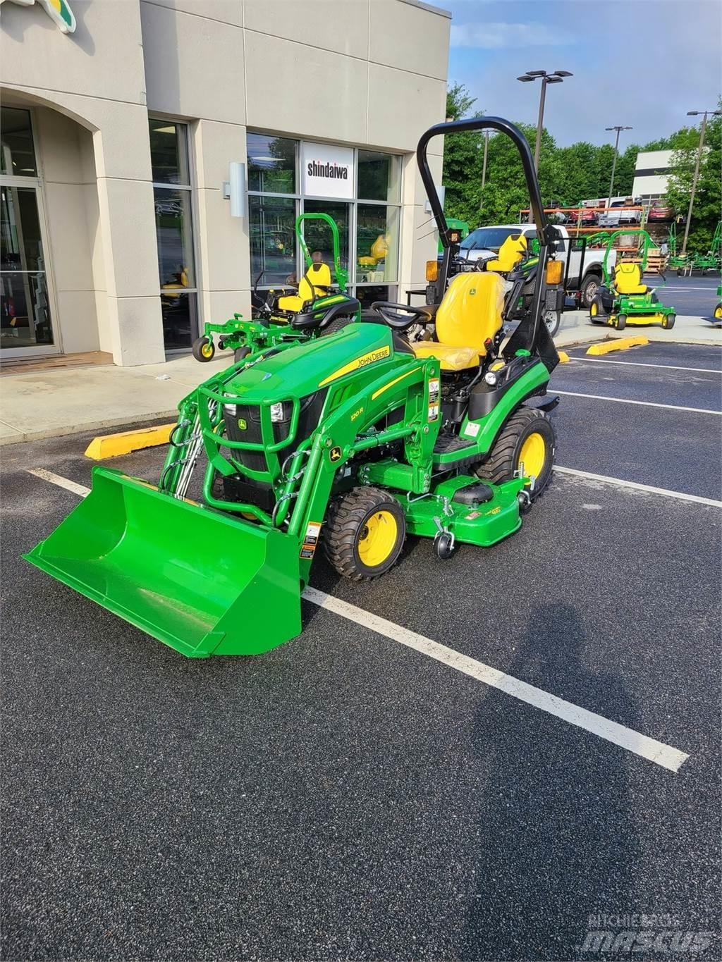 John Deere 1025R Naudoti kompaktiški traktoriai