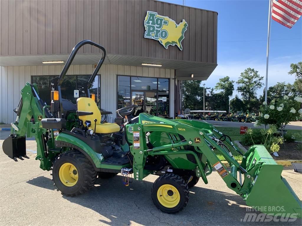 John Deere 1025R Naudoti kompaktiški traktoriai