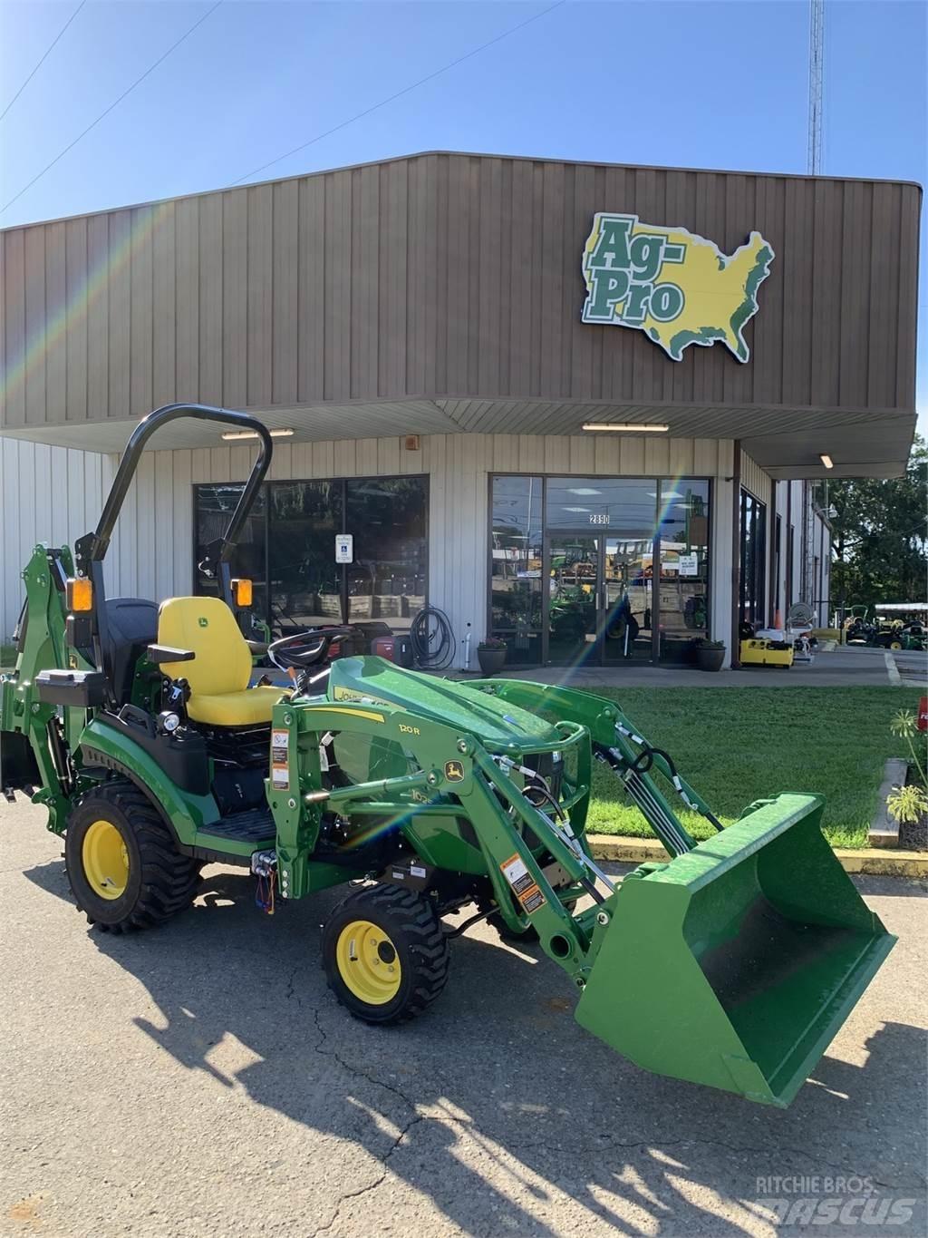 John Deere 1025R Naudoti kompaktiški traktoriai