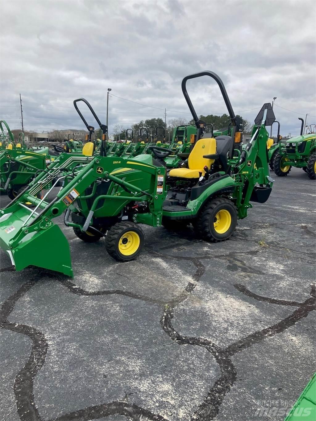 John Deere 1025R Naudoti kompaktiški traktoriai