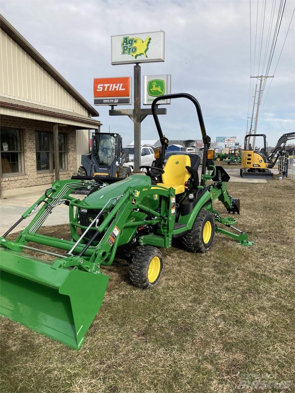 John Deere 1025R Naudoti kompaktiški traktoriai