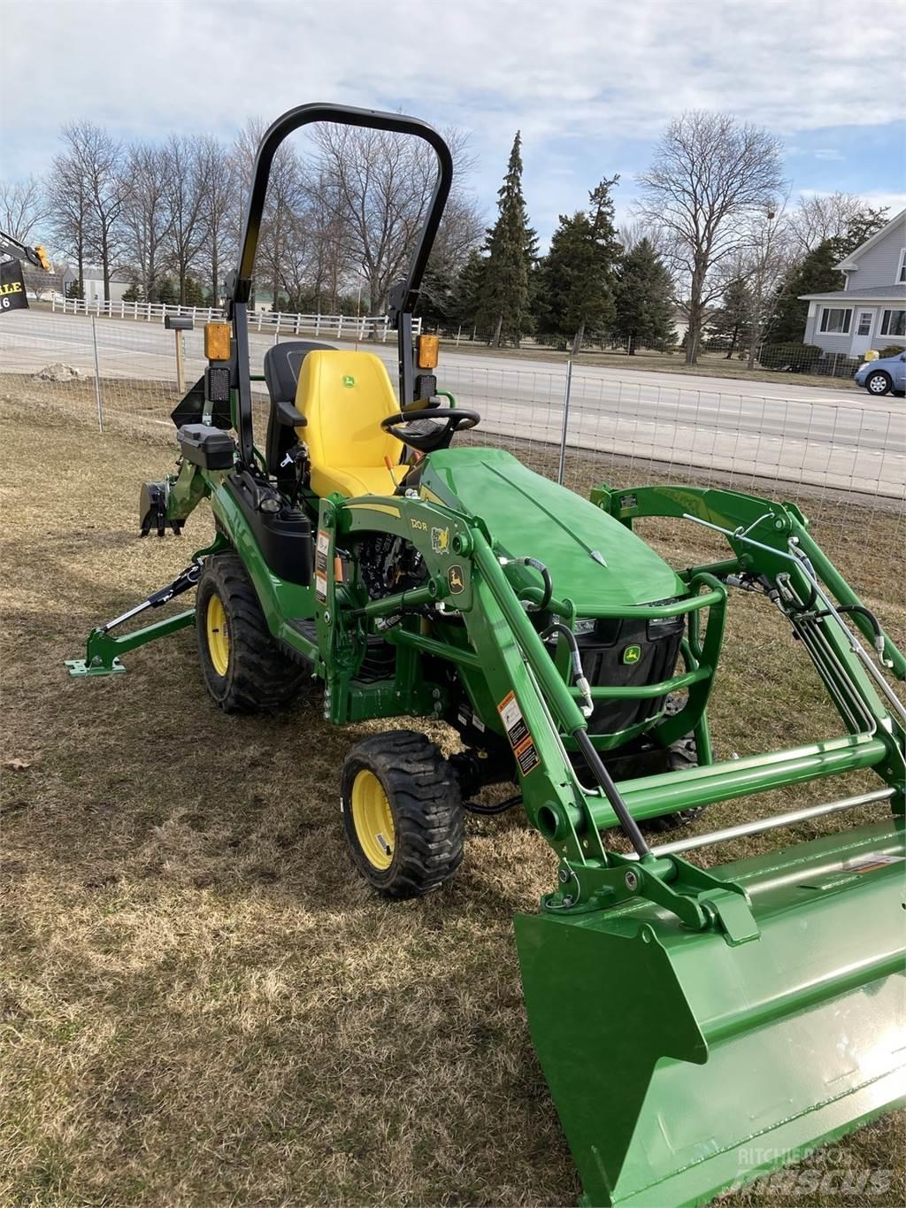 John Deere 1025R Naudoti kompaktiški traktoriai