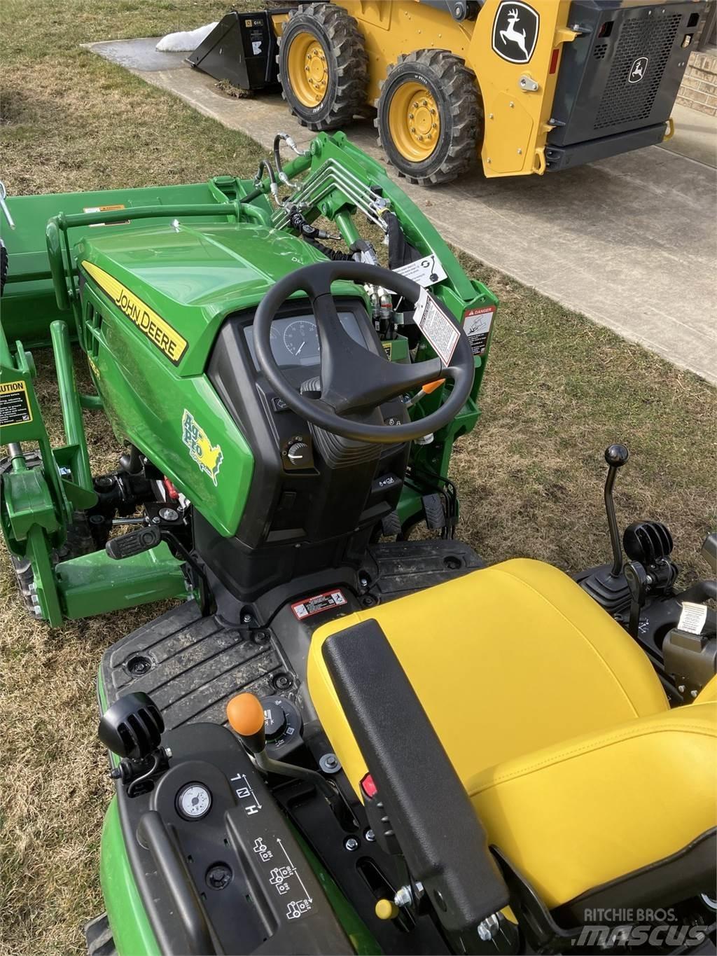 John Deere 1025R Naudoti kompaktiški traktoriai