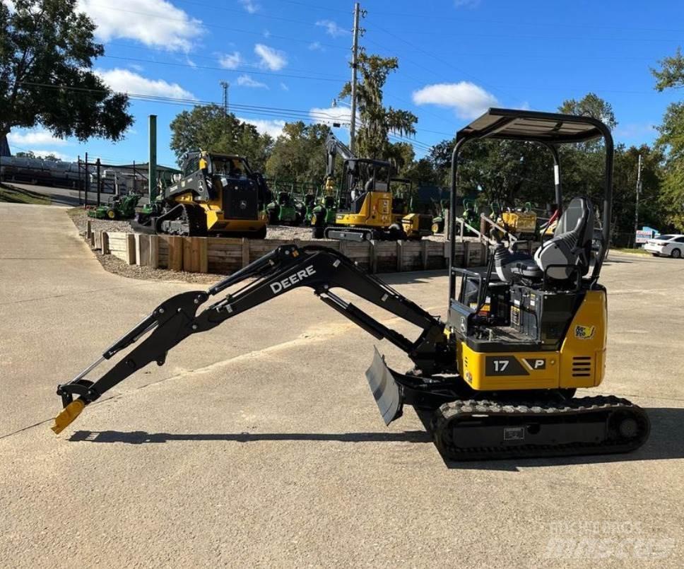 John Deere 17 P Mini ekskavatoriai < 7 t