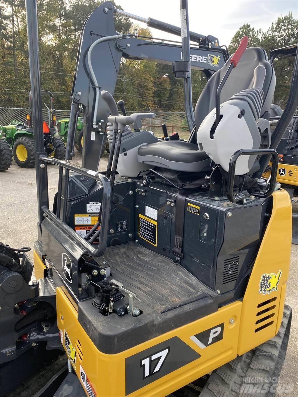 John Deere 17 P Mini ekskavatoriai < 7 t