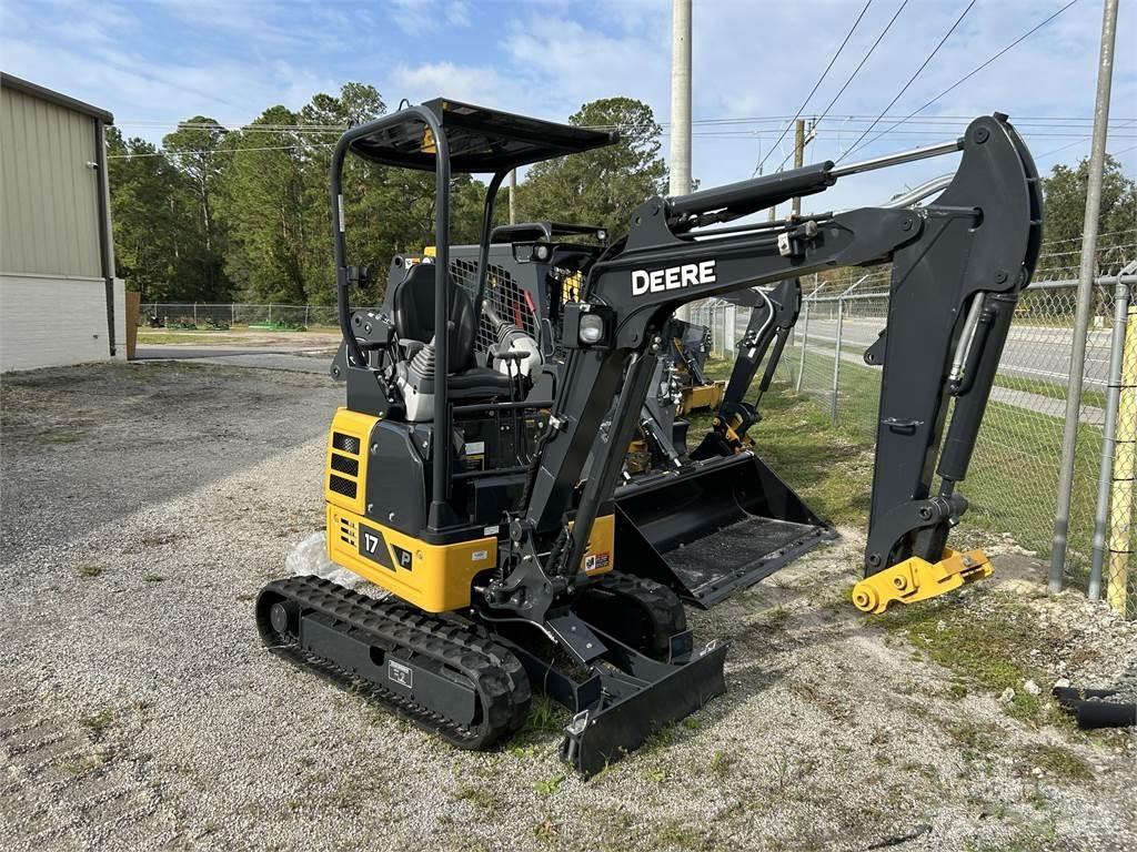 John Deere 17 P Mini ekskavatoriai < 7 t