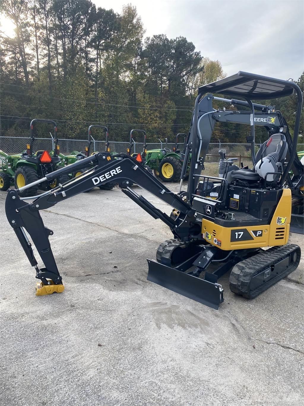 John Deere 17 P Mini ekskavatoriai < 7 t