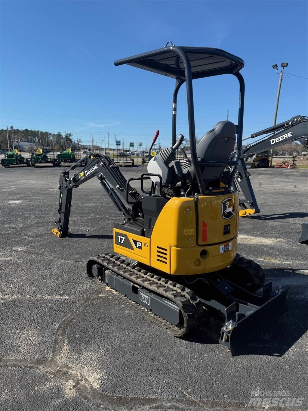 John Deere 17 P Mini ekskavatoriai < 7 t