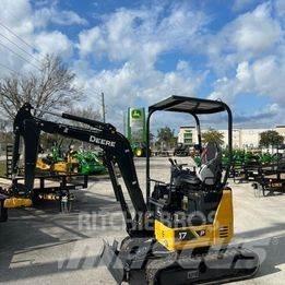 John Deere 17 P Mini ekskavatoriai < 7 t