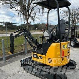 John Deere 17 P Mini ekskavatoriai < 7 t
