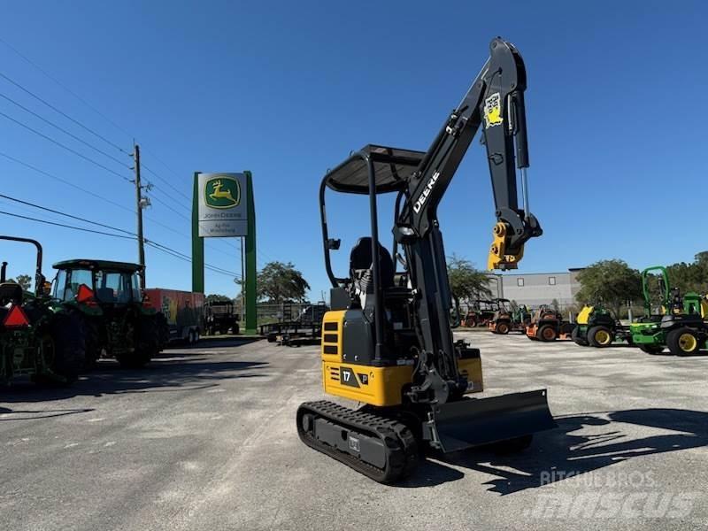 John Deere 17 P Mini ekskavatoriai < 7 t