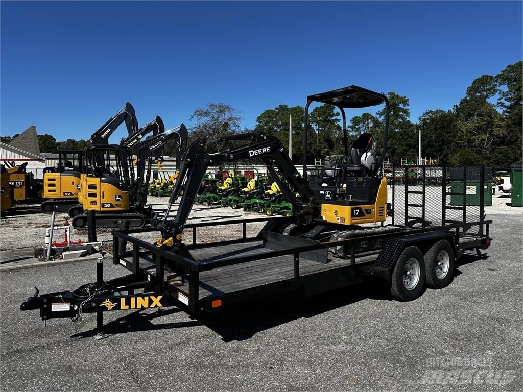 John Deere 17 P Mini ekskavatoriai < 7 t