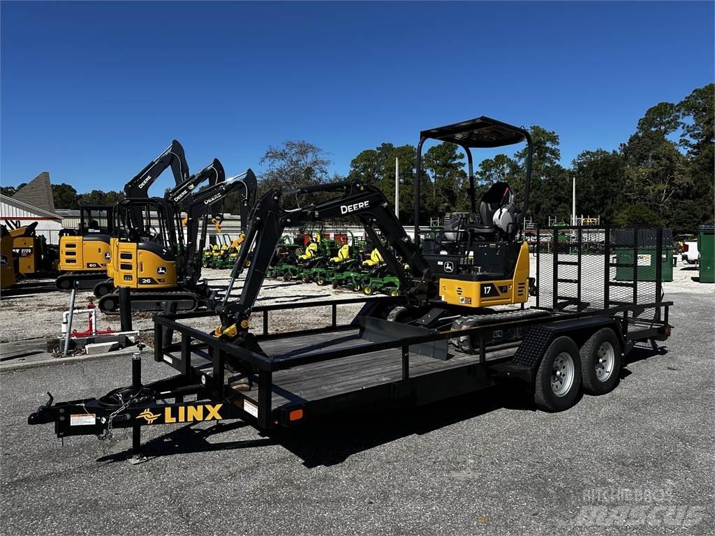John Deere 17 P Mini ekskavatoriai < 7 t