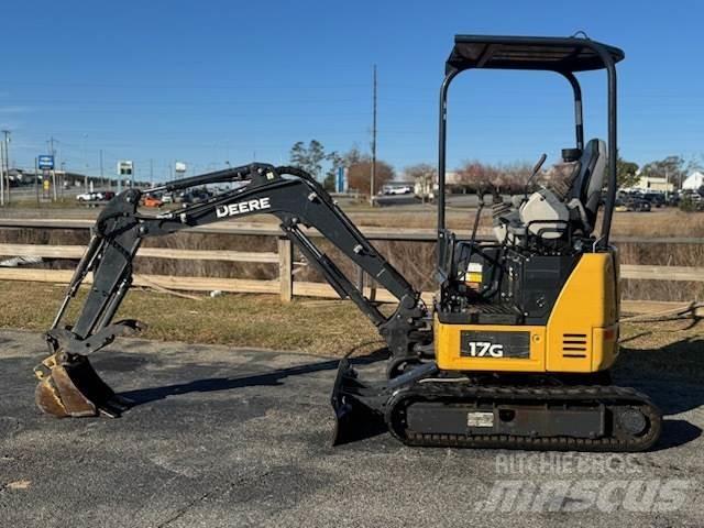 John Deere 17G Mini ekskavatoriai < 7 t