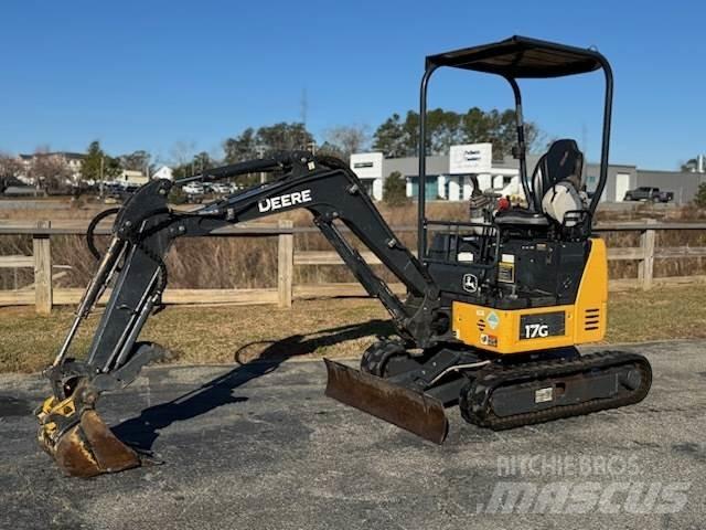 John Deere 17G Mini ekskavatoriai < 7 t