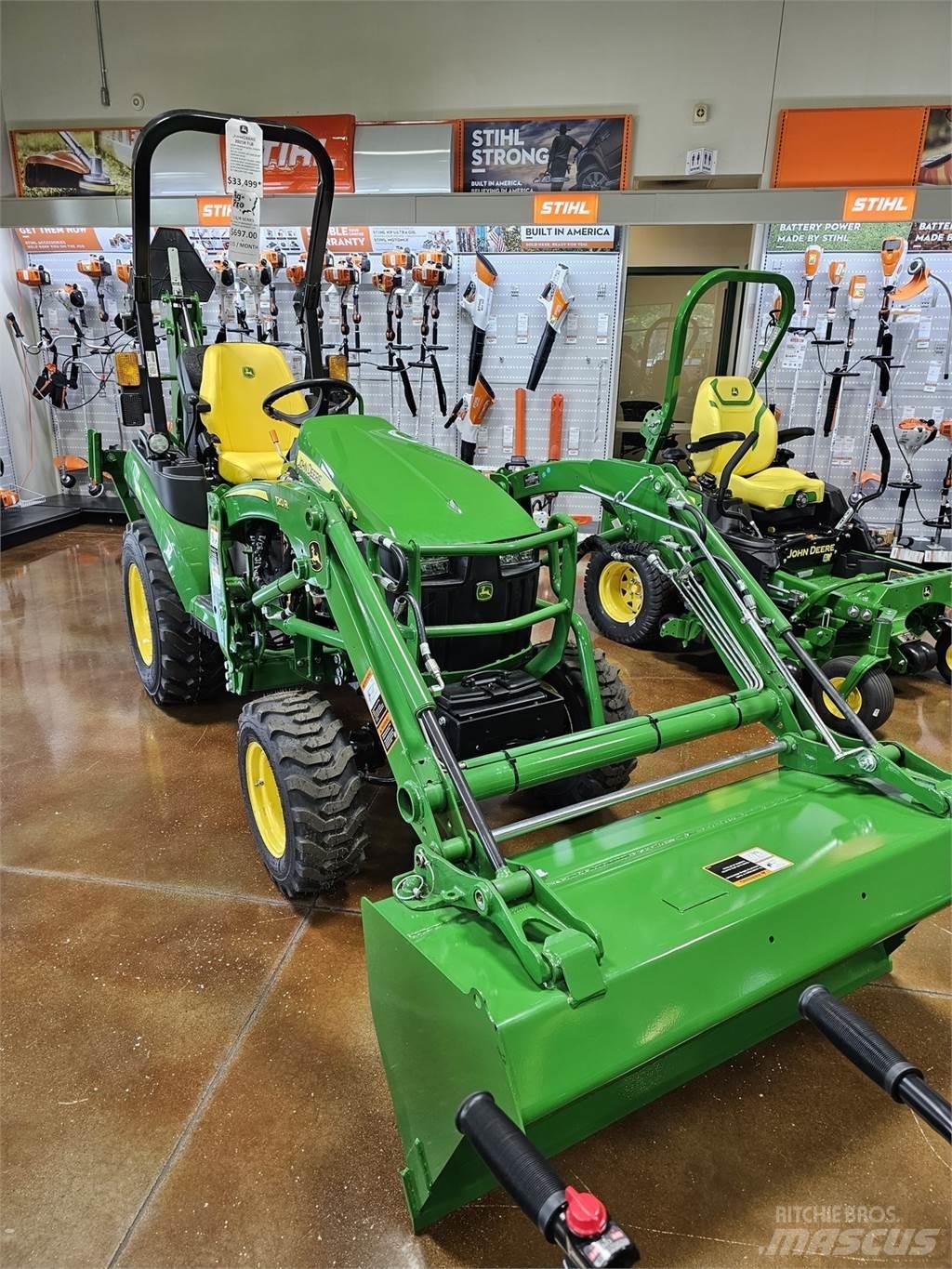 John Deere 2025R Naudoti kompaktiški traktoriai