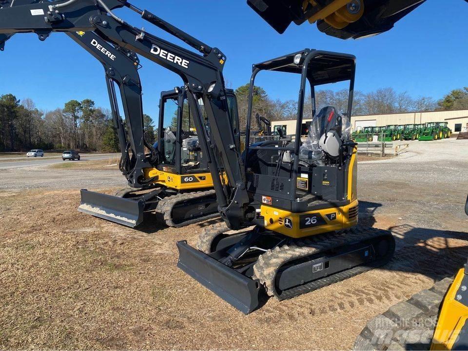 John Deere 26 P Mini ekskavatoriai < 7 t