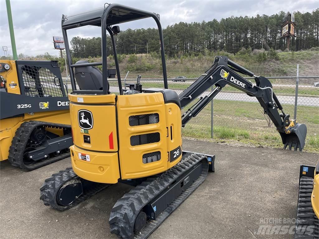 John Deere 26 P Mini ekskavatoriai < 7 t