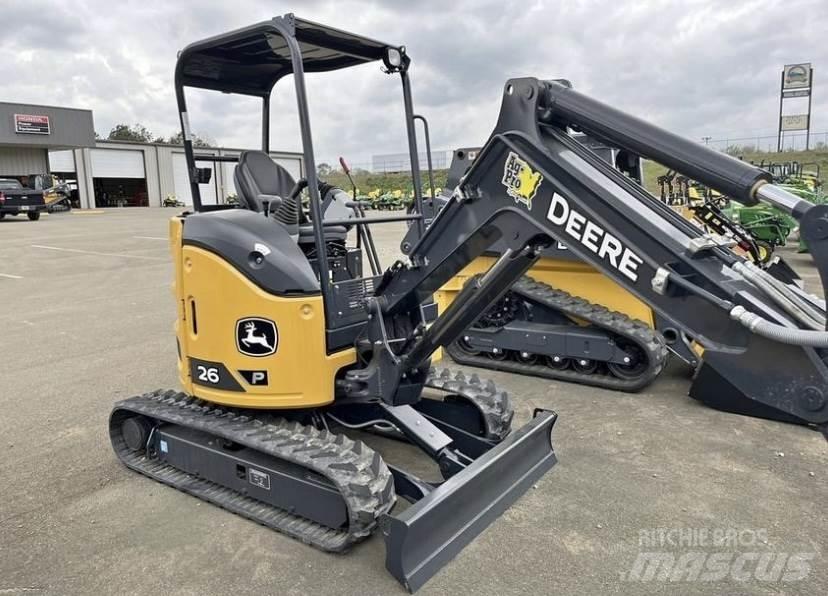 John Deere 26 P Mini ekskavatoriai < 7 t