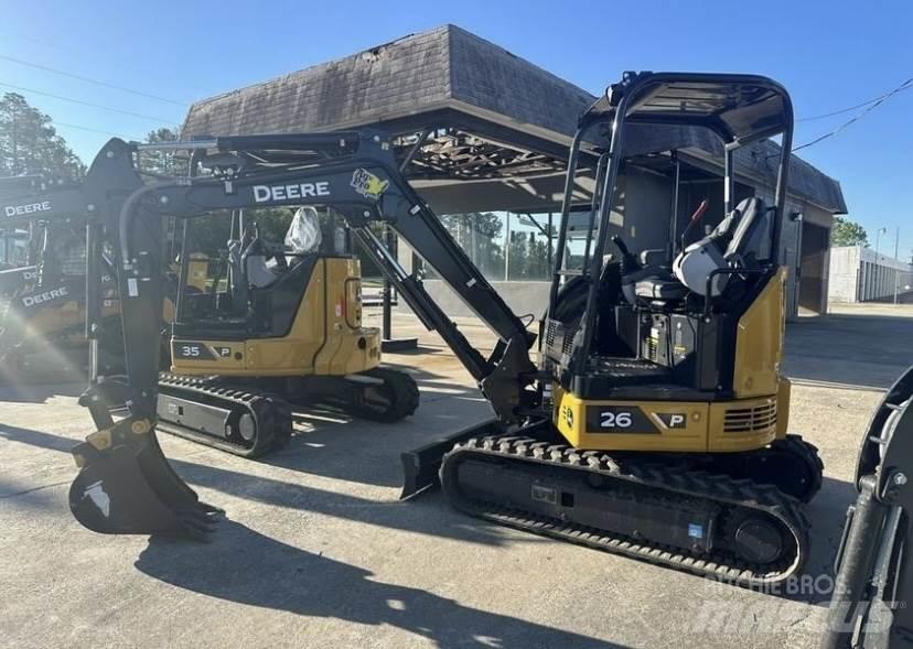 John Deere 26 P Mini ekskavatoriai < 7 t