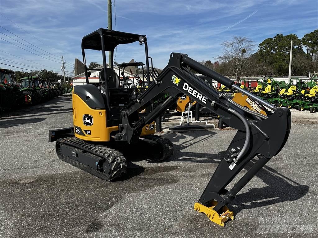 John Deere 26 P Mini ekskavatoriai < 7 t